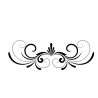 Black-Symmetrical-Floral-Swirl-Embellishment-Home-Decor-Wall-Decal-Waterproof-Removable-DIY-2015-New-Design-Wall
